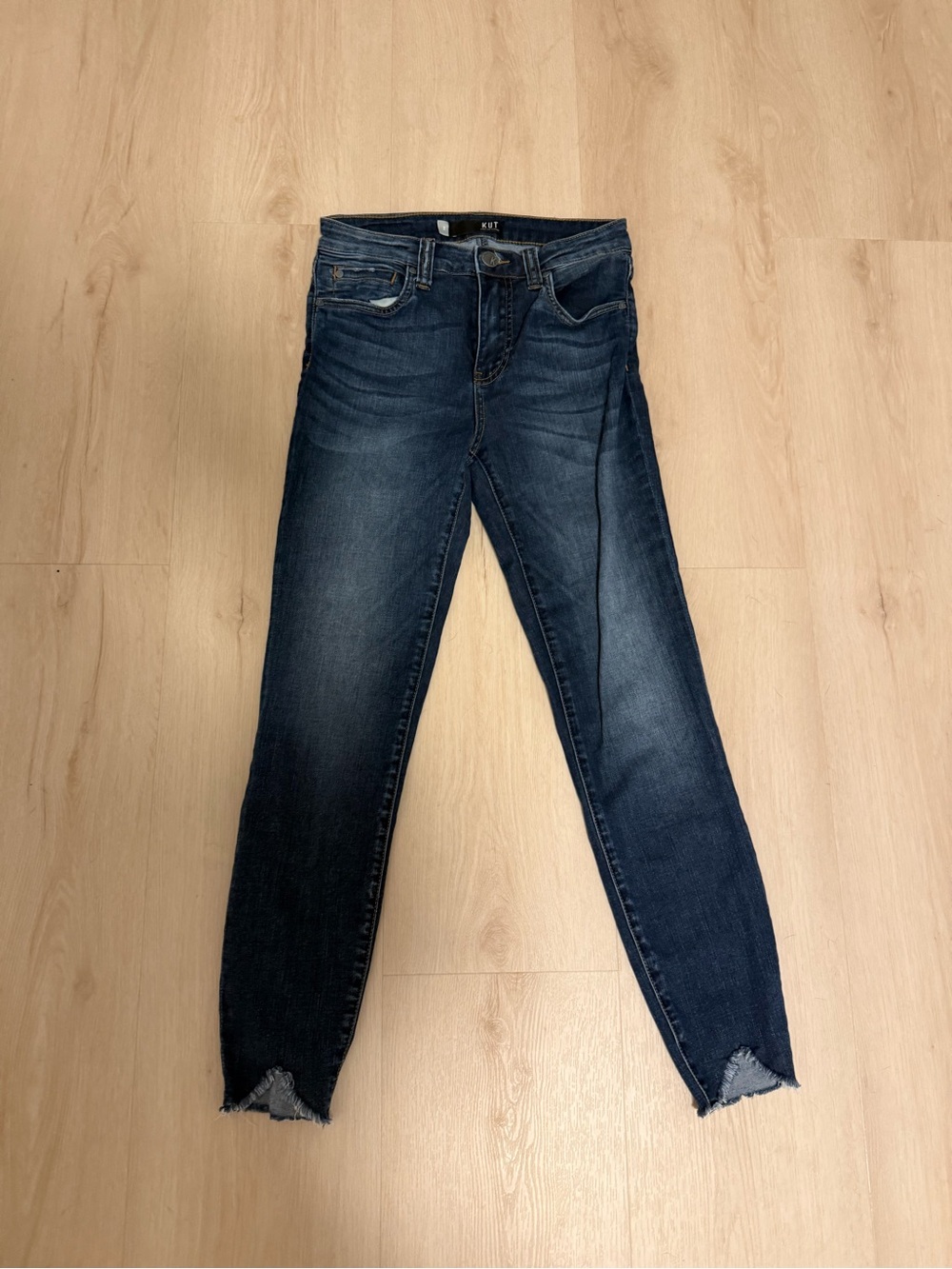 Kut from the Kloth Indigo High-Rise Skinny Jeans